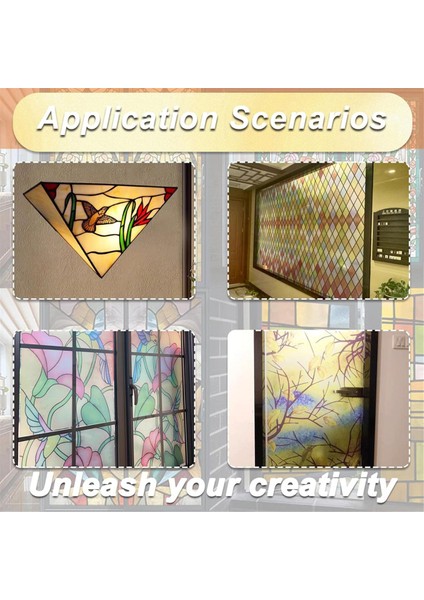 Vitray Etiketi Kurşun Vitray Malzemeleri Cam Boyama Için (Yurt Dışından) fırsatları
