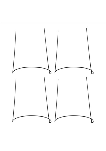 4 Pcs Bitki Destek Bütçeleri Yüzük Kafesi Metal Bahçe Fabrikası Giski Yeşil Yarım Yuvarlak Bitki Destek Yüzüğü Büyük Bitki Destekleri (Yurt Dışından) modelleri