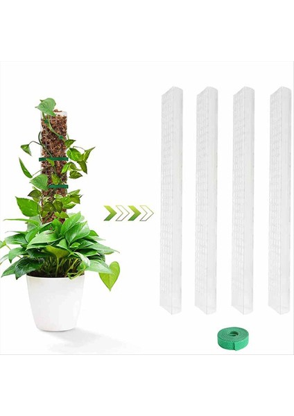 Moss Pole Plastik Fabrikası Stand Kapalı Tırmanma Bitkileri Öğretmenler Bitkiler Için Yosun Sopası Büyüme Destek Aksesuarları (Yurt Dışından) fiyatları