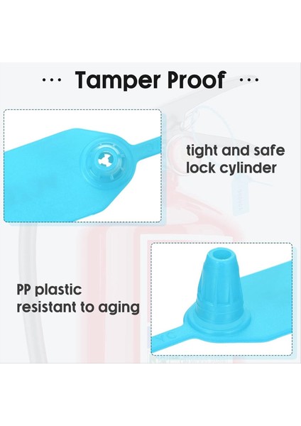 1000 Adet Plastik Kurcalama Contaları Yangın Söndürücü Etiketleri Güvenlik Etiketleri Contalar Güvenlik Numaralı Fermuar Bağları Etiketler Açık Mavi (Yurt Dışından) fiyatları