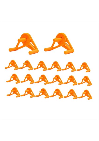 20 Pack Bitki Klipler -Bul Teslim Edilebilir Düşük Stresli Eğitim Tesisi Destek Klipleri Bitki Eğitimi Kök Desteği Çadır Turuncu Büyür (Yurt Dışından)