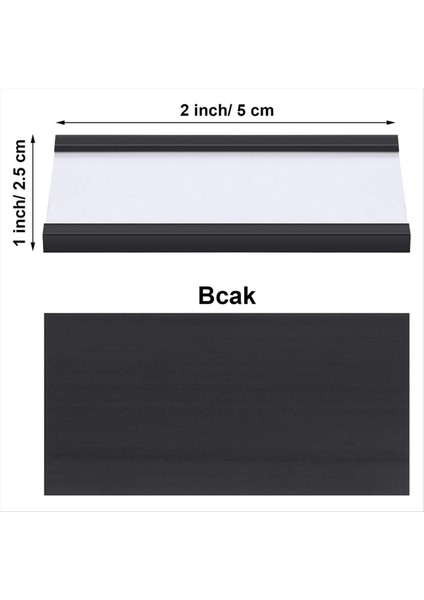 Manyetik Etiket Tutucuları 1inchx 2inch Beyaz Kart Ekleri ve Temiz Plastik Koruyucular Manyetik Veri Kartı Tutucuları (Yurt Dışından) modelleri