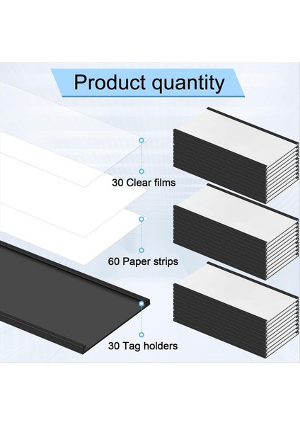 Manyetik Etiket Tutucuları 1inchx 2inch Beyaz Kart Ekleri ve Temiz Plastik Koruyucular Manyetik Veri Kartı Tutucuları (Yurt Dışından) fırsatları
