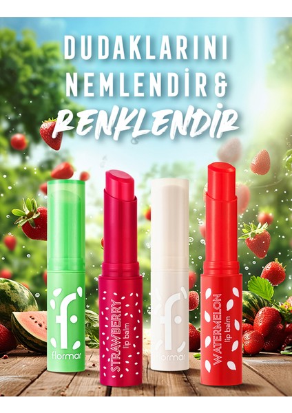 -Tatlı Aromalı ve Besleyici Lip Balm Renkli Dudak Balmı (001 Elma) 8690604555369 indirimleri