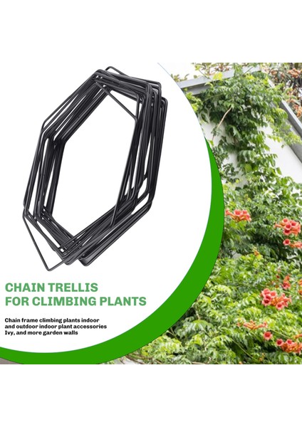 Monstera Pothos Ivy ve Daha Fazla Bahçe Duvarı Için Kapalı ve Açık Ev Bitkileri Bitkileri Için Zincir Kafes (Yurt Dışından) fırsatları