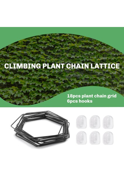 Monstera Pothos Ivy ve Daha Fazla Bahçe Duvarı Için Kapalı ve Açık Ev Bitkileri Bitkileri Için Zincir Kafes (Yurt Dışından) indirimleri