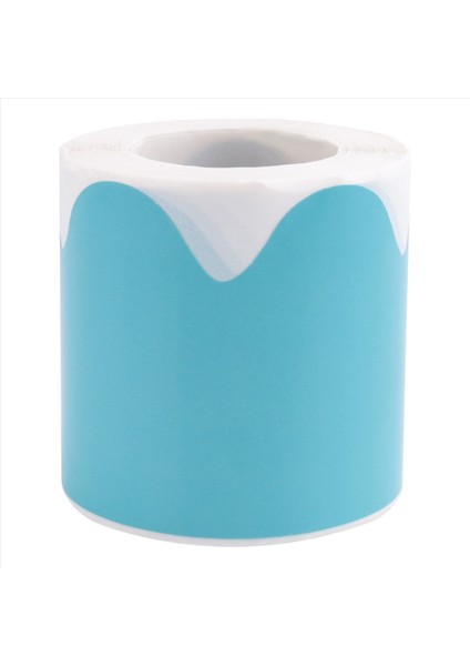 Mavi Taraklı Rulo Sınır Etiketi Döşeme - 50FT - Bülten Tahtalarını, Duvarları, Masaları, Pencereleri, Kapıları, Okulları, Ofisleri Süsleyin (Yurt Dışından)