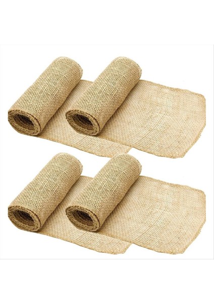 6rolls Doğal Çuval Örtüsü Ağacı Sarısı, Çuval Örnek Kumaş Ağacı Bagaj Koruyucu Bahçe Kış Için Bitki Sıcak Tutun 20X450CM (Yurt Dışından)