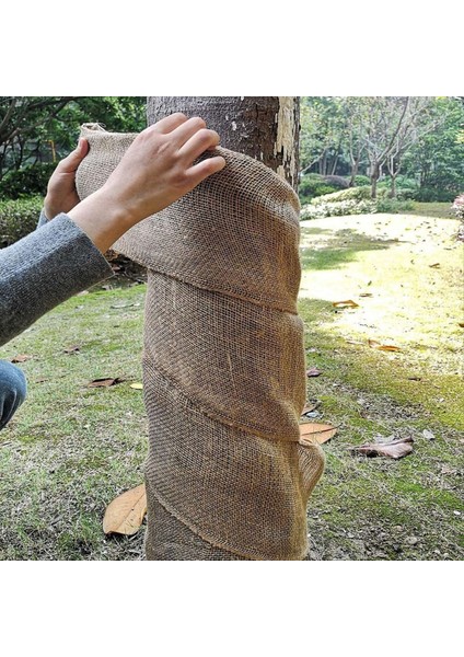 6rolls Doğal Çuval Örtüsü Ağacı Sarısı, Çuval Örnek Kumaş Ağacı Bagaj Koruyucu Bahçe Kış Için Bitki Sıcak Tutun 20X450CM (Yurt Dışından) fırsatları