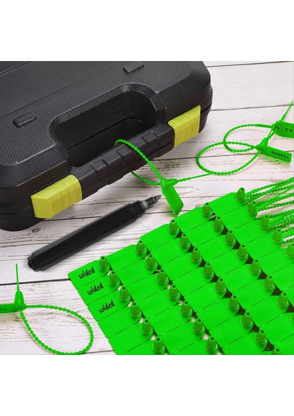 1000 Pcs Plastik Kurcalama Contaları Yangın Söndürücü Etiketler Güvenlik Etiketleri Contalar Güvenlik Numaralı Fermuar Bağları Etiketler Yeşil (Yurt Dışından) indirimleri