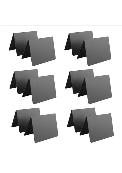 12 Adet Mini Kara Tahta Tabelaları 4X3INCH Küçük Kara Tahta Tebeşir Tabelaları Parti Büfe Masaları Için Yiyecek Etiketleri, Yazmak Kolay (Yurt Dışından) modelleri