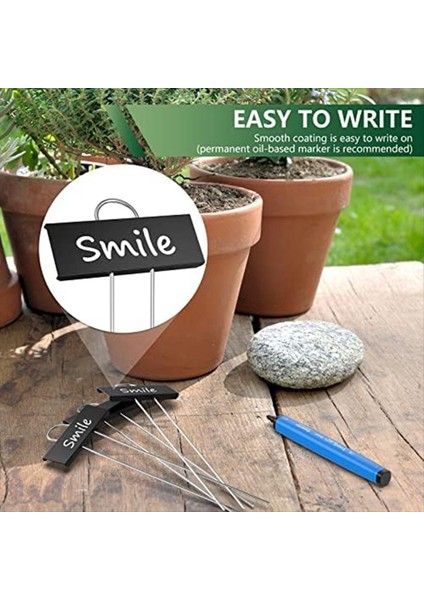 40 Pack Metal Bitki Etiketleri Hava Durumu Geçirmez Bahçe Işaretleri Sebzeler Için Yeniden Kullanılabilir Kreş Etiketleri Bitki Çiçek Tohumu Serası (Yurt Dışından) fırsatları