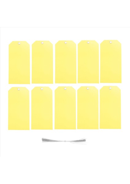 100PCS 15.9cmx7.9cmplastik Nakliye Etiketleri Tel Dayanıklı Yazılabilir Asma Etiketleri, Ekipman Için Nakliye Etiketleri Otomatik Parçalar (Yurt Dışından) modelleri