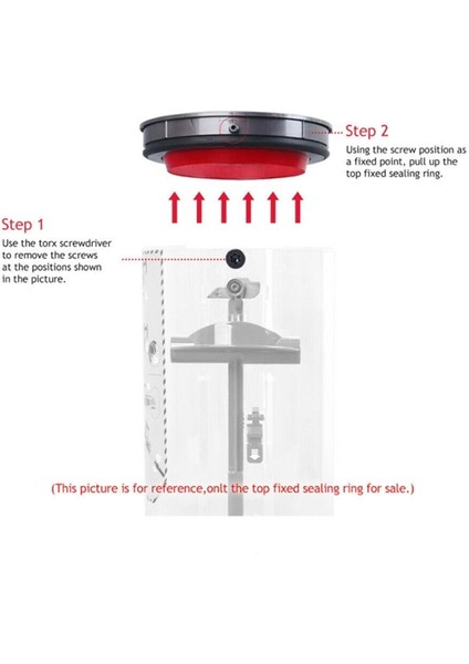 V11/SV14/SV15 Elektrikli Süpürge Toz Haznesi Için Üst Sabit Sızdırmazlık Halkası ve Tornavida (Yurt Dışından) fırsatları