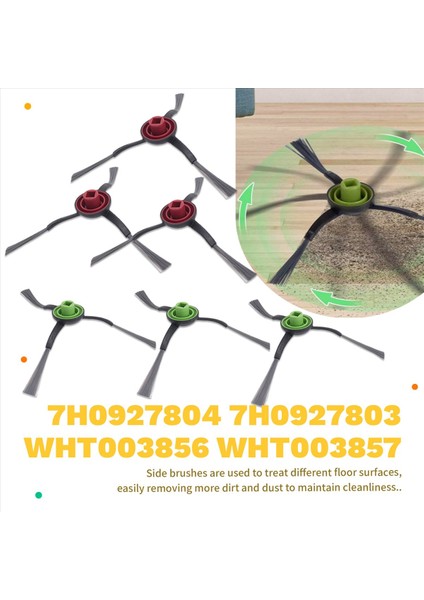 N8 T8 Aksesuarları 1 Ana Fırça 4 Filtre 6 Yan Fırça Ozmo 950 920 Yedek (Yurt Dışından) indirimleri