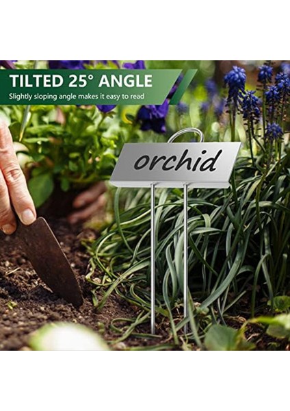 30 Pack Metal Bitki Etiketleri Hava Durumu Geçirmez Bahçe Işaretleri Sebzeler Için Yeniden Kullanılabilir Kreş Etiketleri Bitki Çiçek Tohumu Serası (Yurt Dışından) fırsatları