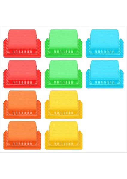 100 Adet Dosya Klasörü Sekmeleri 3.15 Inç Asma Dosya Klasör Sekmeleri ve Plastik Asma Dosya Sekmeleri, Çok Renkli (Yurt Dışından)