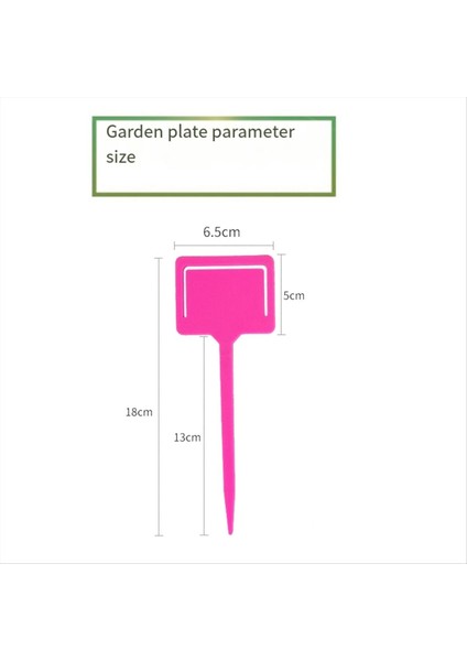 Plastik Bahçe Etiketleri, Etli Etiketler, Ekle Bahçe Etiketleri, Tabela Plakaları Pembe (Yurt Dışından) modelleri