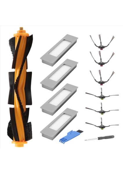 Vac/vac Max/vac Station Robot Süpürge, Ana Fırça Filtresi ve Yan Fırçalar Için Uygun Yedek Aksesuar Seti (Yurt Dışından) fırsatları