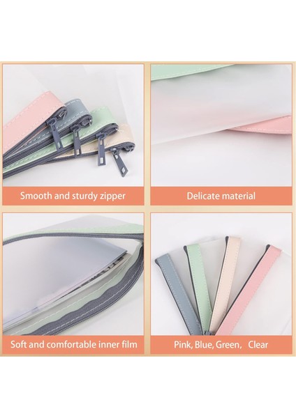 4 Parça Fermuarlı Para Çantaları, Nakit Zarfları, Para Kesesi, Banka Çantası (Yurt Dışından) fırsatları