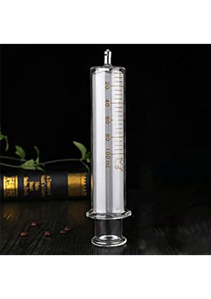 1 Adet Kapaklı Cam Şırınga 100CC/ML Laboratuvar Için (Yurt Dışından) modelleri