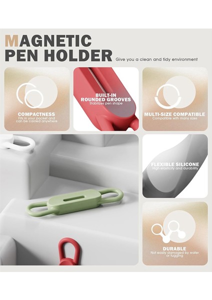 12 Adet Manyetik Kalem Kalemlik, Masa, Beyaz Tahta, Ofis (Çoklu) (Yurt Dışından) fiyatları