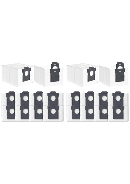 X30 Ultra / X40 L10S Pro Robot Süpürge Aksesuarları ve Parçaları Için 20'li Paket Toz Torbası (Yurt Dışından)