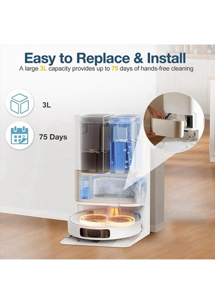 X30 Ultra / X40 L10S Pro Robot Süpürge Aksesuarları ve Parçaları Için 20'li Paket Toz Torbası (Yurt Dışından) fiyatları