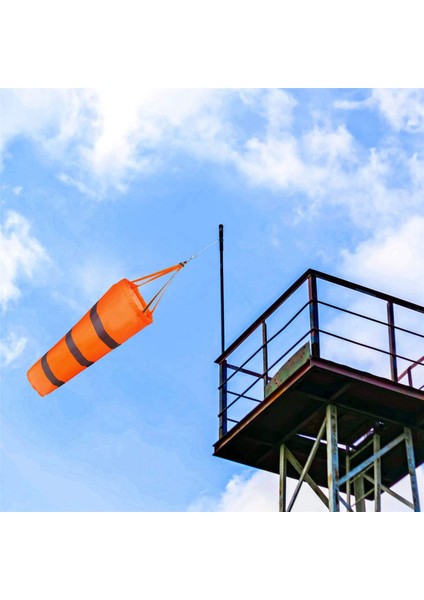 Açık Hava Çiftlik ve Park Için Yansıtıcı Kemerli 2 Adet 30 Inç Rüzgar Çorabı (Yurt Dışından) fırsatları