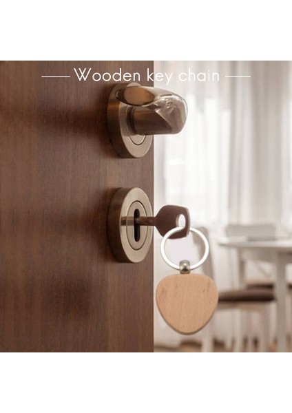30PCS/LOT Diy Boş Ahşap Anahtar Zinciri Dikdörtgen Kalp Yuvarlak Elips Oyma Anahtarlama Ahşap Anahtarlık Yüzüğü Erkekler Için Kadın Hediyesi (Yurt Dışından) fiyatları