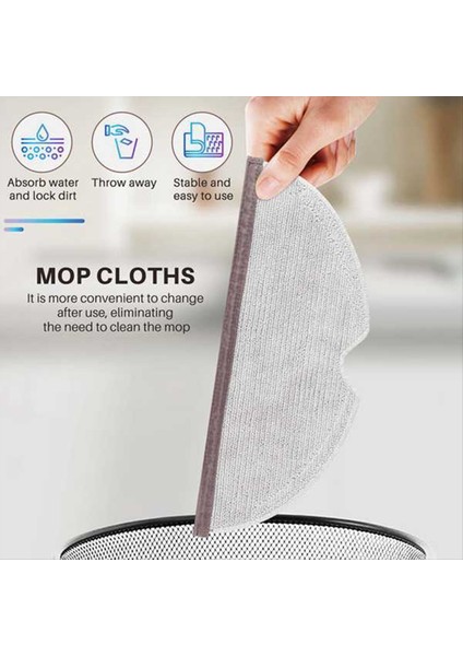 Max / Max+ T8 S5 Robot Süpürge Için Paspas Bezi Aksesuarları Yıkanabilir Bez Yedek Parçaları (Yurt Dışından) modelleri