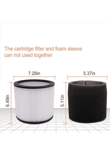 90350 90304 90333 Için 2x Yedek Filtre, 5 Galon ve Üzeri Çoğu Islak Kuru Elektrikli Süpürgeye Uyar (Yurt Dışından) fiyatları