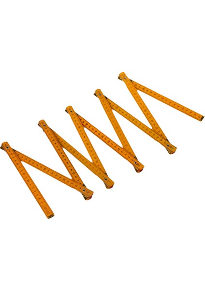 Taşınabilir Carpenter Ahşap Katlanır Cetvel 200CM/79INCH (Yurt Dışından)