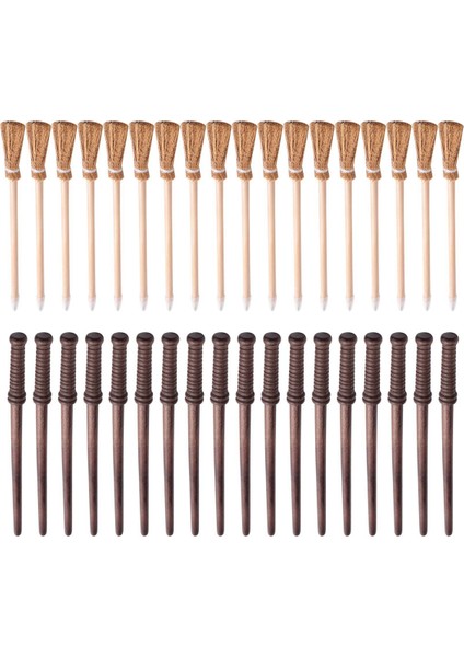36PCS Değnek Kalemleri ve Cadı Süpürge Kalemleri Çocuklar Için Gençler Sınıfı Iyilikler Cadılar Bayramı Doğum Günü Partisi Süslemeleri (Yurt Dışından) modelleri