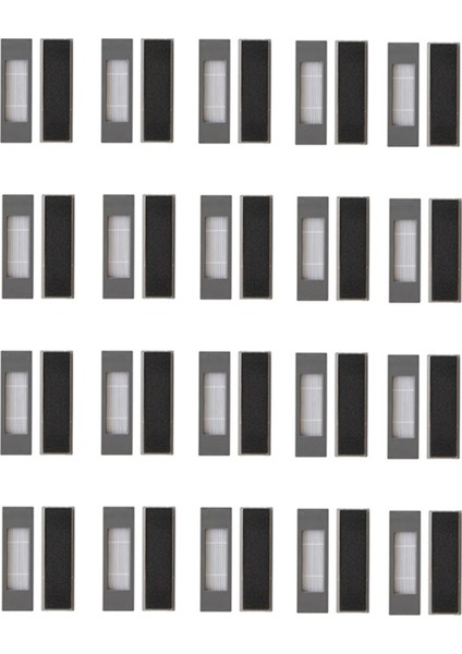 Ozmo T5/N8/N5/T8/DV35/DJ65/T9 Süpürme Robotu Aksesuarları Hepa Filtre Pamuk Için Uygun 20 Çift (Yurt Dışından)