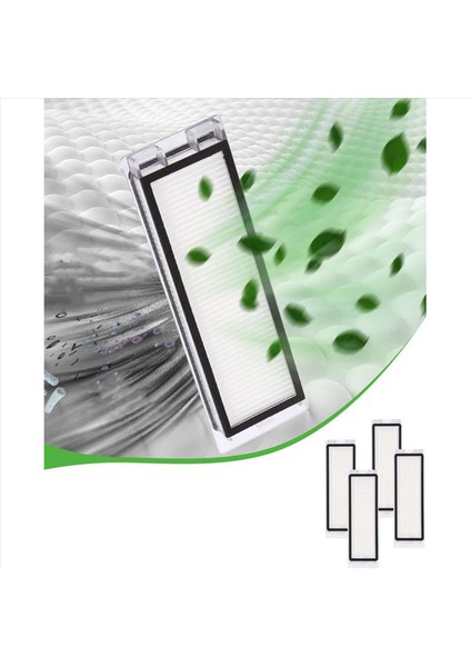 Qs/q Maxv/q Pro Robot Süpürge Için 2'li Set Ana Yan Fırça Hepa Filtreler Paspas Bezi Toz Torbaları (Yurt Dışından) modelleri