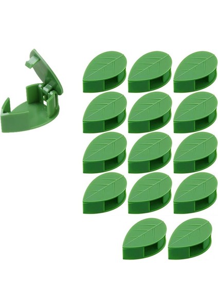 100PCS Görünmez Bitki Tırmanma Duvar Fikstürü Rattan Asma Braketi Sabit Toka Yaprağı Klipsleri Bitkiler Için Çekiş Tutucu (Yurt Dışından)