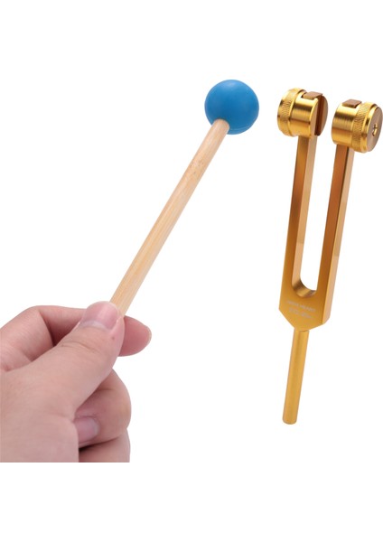 Diyapazon, 7 Çakra + 1 Ruhsal Amaç Ağırlıklı Akort. Altın (Yurt Dışından)