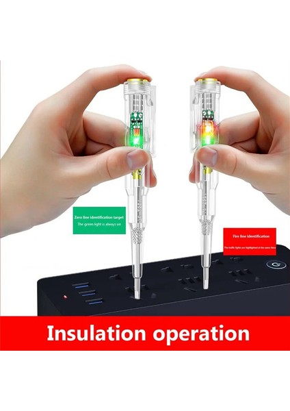 6 Pack Voltaj Test Cihazı, Ac Voltaj Dedektörü Kalemi, 70-250V Devre Test Cihazı Elektrikli Tornavida Indüksiyon Voltaj Dedektörü Kalemi (Yurt Dışından) modelleri