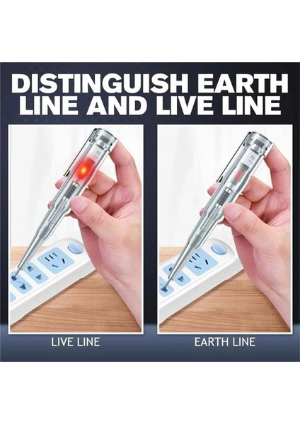 6 Pack Voltaj Test Cihazı, Ac Voltaj Dedektörü Kalemi, 70-250V Devre Test Cihazı Elektrikli Tornavida Indüksiyon Voltaj Dedektörü Kalemi (Yurt Dışından) fırsatları