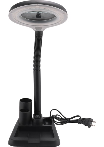 LED Büyütme Lambası 5x 10X Işık Tablosu ve Masa Lambası Zemin Standı Ayarlanabilir Büyüteç Okuma, Onarma (Siyah) Abd Fişi Için (Yurt Dışından) fiyatları