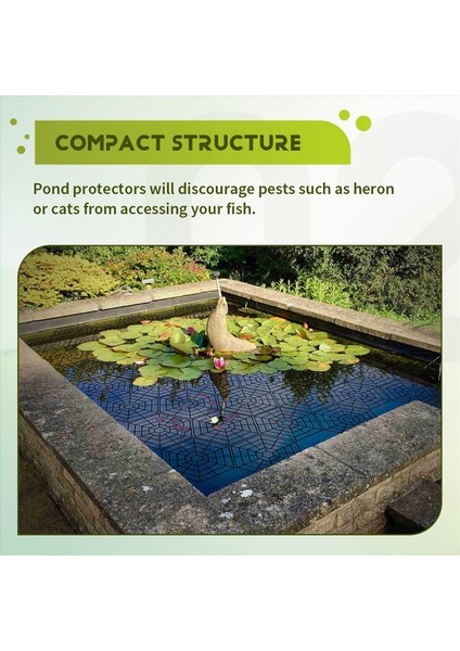 20 Gölet Koruyucular Yüzen Koruma Heron ve Zararlara Karşı Koruma Plastik Net Heron ve Cats Caydırıcılık (Yurt Dışından) indirimleri