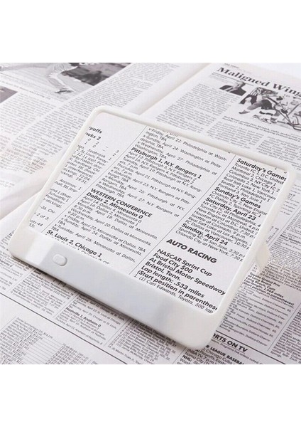 Candy Asi-Tv-On-Tv Tam Sayfa Kitap Büyüteç ve Işık Sayfa 3x Daha Büyük, Optik Sınıf, Parlama Önleyici Siyah (Yurt Dışından) fiyatları