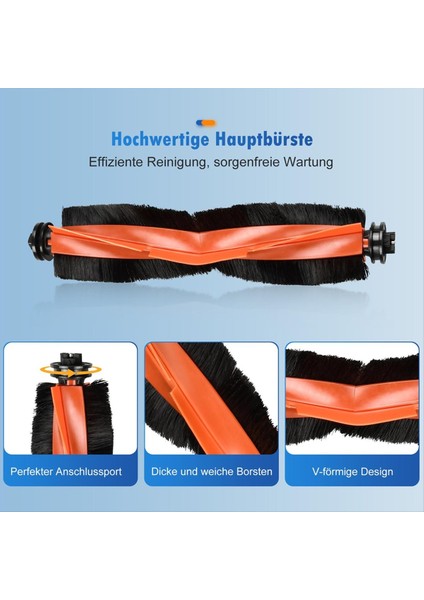 Robot Süpürge X20 Max / Pro Temizleyici Aksesuarları, Ana Fırça, Mendiller, Toz Torbaları, Filtreler (Yurt Dışından) modelleri