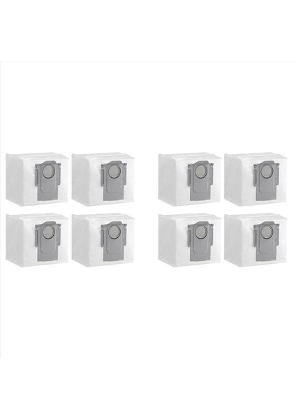 Q5+ S7 Maxv Ultra Robot Süpürge Için Toz Torbası, 3l Büyük Kapasiteli Acuum Uyumlu (8 Adet) (Yurt Dışından)