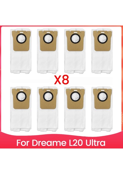 L20 Ultra Robot Süpürge Toz Torbaları Için Yedek Aksesuar Kitleri (Yurt Dışından)