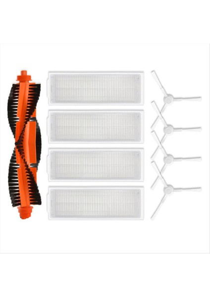 Robot Süpürge S10 S12 B106GL Ana Yan Fırça Hepa Filtresi Için 9 Adet Yedek Parça (Yurt Dışından)