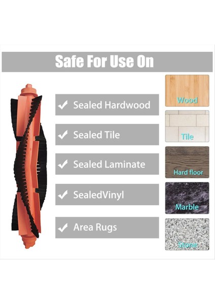 Robot Süpürge S10 S12 B106GL Ana Yan Fırça Hepa Filtresi Için 9 Adet Yedek Parça (Yurt Dışından) modelleri