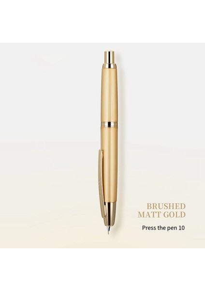 Jinhao 10 Light Luxury Press Geri Çekilebilir Tip Çeşme Kalemi Kaligrafi Yazma Imzalama Ofisi Hediye Kalemi, I (Yurt Dışından) fiyatları