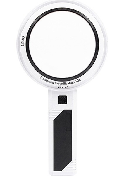 LED Işık Aydınlatılmış Büyüteç Çıkarılabilir Optik Lens Büyüteç 2290+75 (Yurt Dışından)